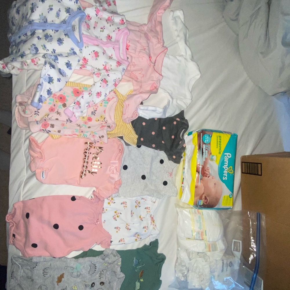 Preemie Baby Girl Lot